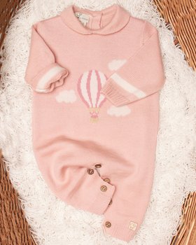 Newborn Hot Air Balloon Suit in Pure Wool