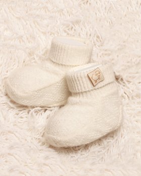 Babyschuhe aus reinem Kaschmir