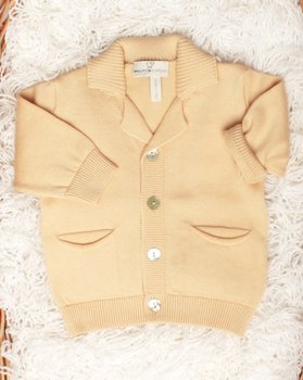 Giacca Blazer in Puro Cotone Bio Neonati