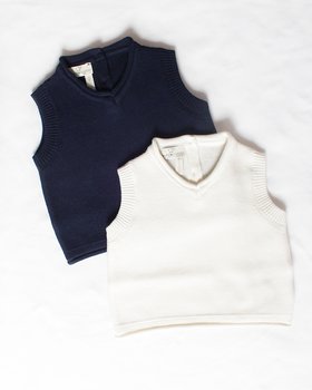 Gilet Links in Puro Cotone Bio Neonati