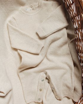 Tutina nascita Puro Cashmere