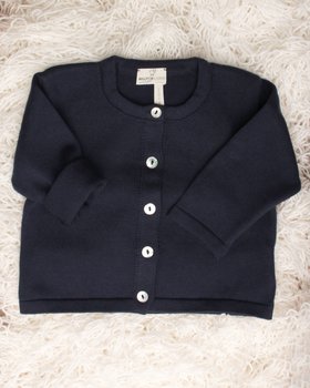 Giacchina Basica in Puro Cotone Bio Neonati