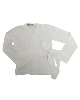 Cardigan Incrociato Donna Cotone-Lino