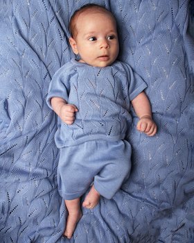 Completo Corto Traforato in Puro Eucalipto Unisex