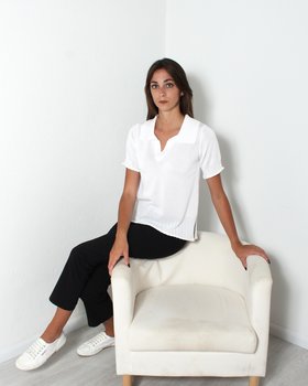 Polo in Puro Eucalipto Donna