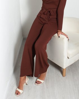 Pantalone Fondo Coste Donna Viscosa