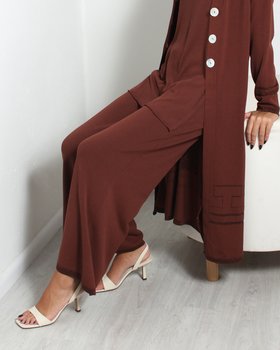 Pantalone Fondo Lurex Donna Viscosa