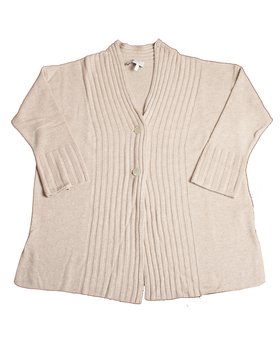 Cardigan Over Coste Cashmere Blend Donna