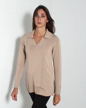 Maxi Polo Impunture Donna Viscosa