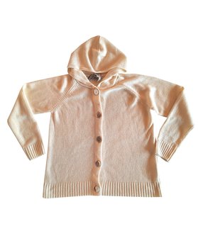 Cardigan Cappuccio Sport Cashmere Blend Donna