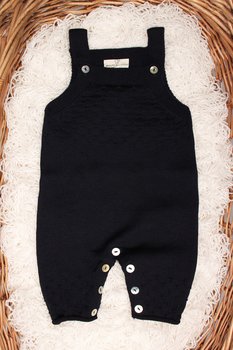 Salopette Punzonata in Pura Lana Merinos Neonati