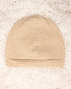 Berrettino liscio in Puro Cashmere Neonati