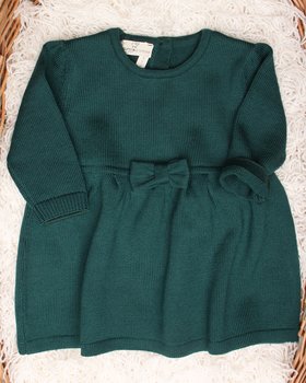 Vestitino Fiocco in Pura Lana Merino Neonata