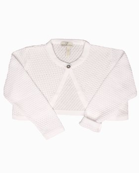 Bolerino Traforato Bambina in Puro Eucalipto