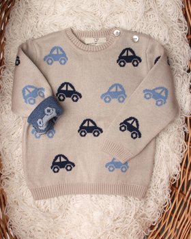 Girocollo Timo Puro Cotone Bio Neonati