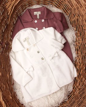 Cappottino Impero Fiocchi in Puro Cotone Bio