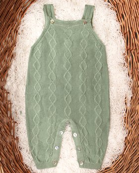 Salopette Eucalyptus in Puro Eucalipto per Neonati