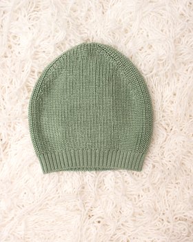 Berretto Eucalyptus  in  maglia Puro Eucalipto neonati