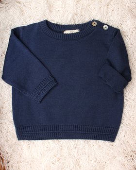 Girocollo basico in Puro Cotone Bio Neonati