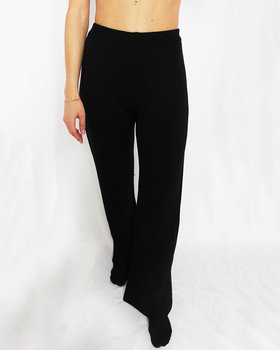 Pantalone Maglia Pura Lana Donna