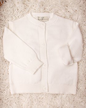 Giacchina Costine in Puro Cotone BIO Neonata