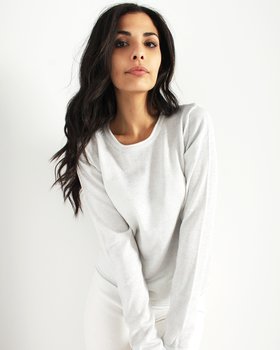 Girocollo Pura Lana Lurex Donna