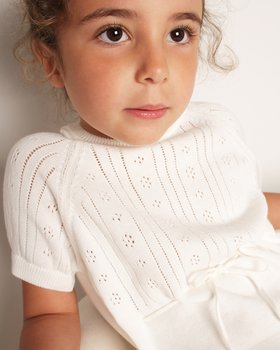 T-shirt Amaranto in Puro Cotone Bio Bambina