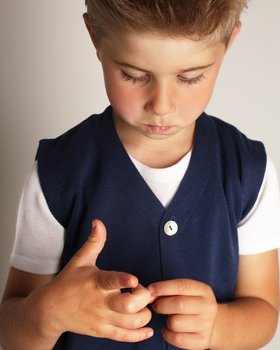 Gilet Aperto Bottoni in Puro Cotone BIO Bambini