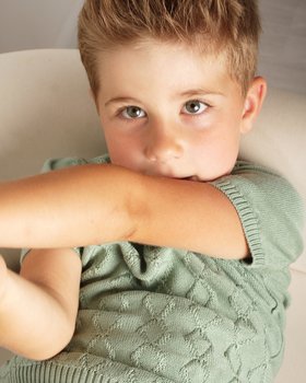 T-shirt Losanghe Eucalyptus in Puro Eucalipto Bimbi