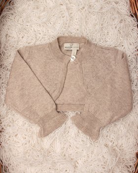 Coprispalle Bolerino in Puro Cotone BIO per Neonate