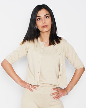 Giacchina corta cotone Donna