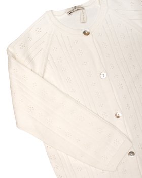 Giacchina Amaranto in Puro Cotone Bio Bambina