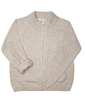 Maglia con Zip in Puro Cotone BIO per Ragazzi