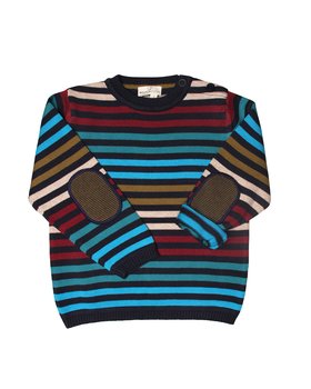 Girocollo Righe in Puro Cotone BIO per Neonati