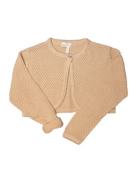 Bolerino Traforato in Puro Eucalipto per Ragazze