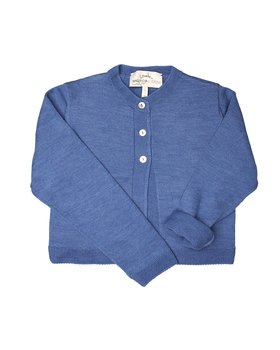 Bolerino Bordo Links in Pura Lana per Bambina