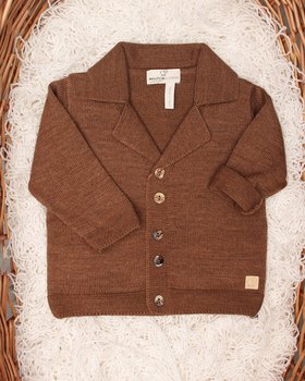 Giacchina neonato blazer in Pura Lana Merino