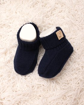 Scarpine Neonato Unisex in Pura Lana Merino Ultrafine