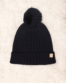 Berretto Bimbi Pon Pon in Pura Lana Merino