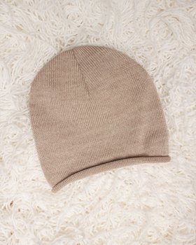 Cappellino Neonato in Pura Lana Merino - Essential