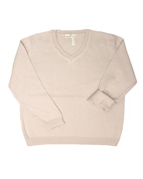 Pullover Scollo V Puro Cotone BIO Bimbo