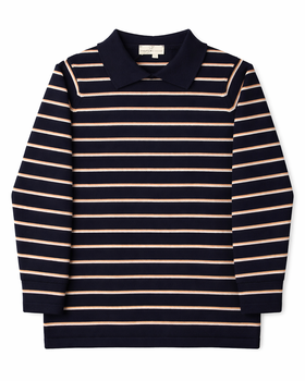 Polo Manica Lunga Aloe in Puro Cotone Bio Bimbi