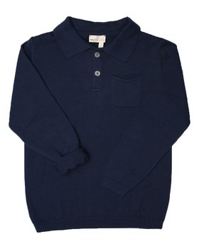 Polo Manica Lunga in Puro Cotone BIO per Ragazzi