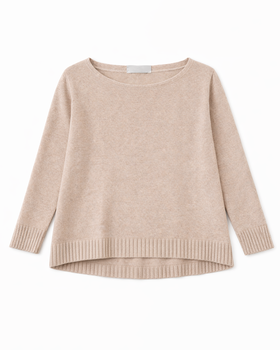 Girocollo Barchetta in Cashmere Blend Donna