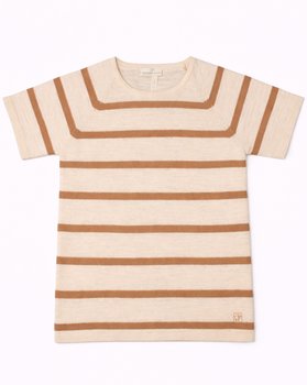 Maglia Manica Corta in Lino e Cotone Bimbi - Linum