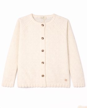 Giacca Coreana in Bamboo e Cotone Bambina - Aura Traforata