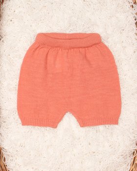 Pantalone Corto in Cotone Lino per Neonati