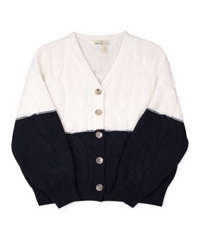 Bio-Baumwoll-Fleece-Cardigan für Mädchen