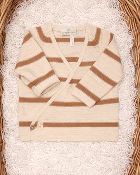 Maglia Incrocio Manica Lunga in Lino e Cotone Neonati - Linum