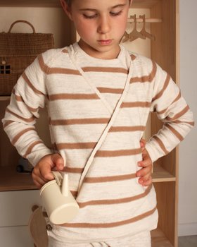 Cross-Over Linen and Cotton Cardigan for Children – Linum